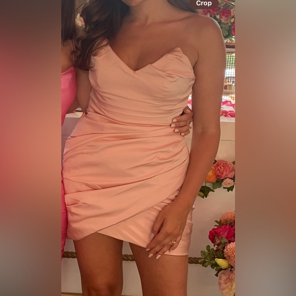 House of CB Satin Corset Mini Dress Size Medium - Picture 2 of 4